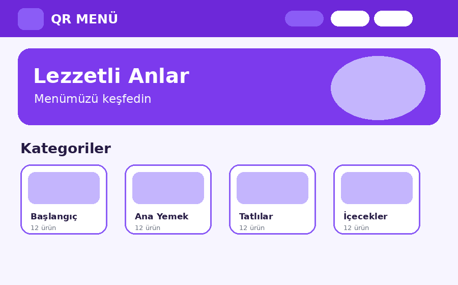 Modern Mor tema ön izlemesi